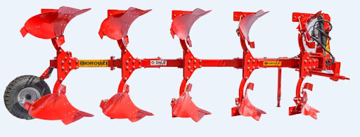 تصویر 3 از گاوآهن دو طرفه برگردان دار سامانه واژگونی کنترل شده